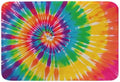 Tie Dye Bath Rugs Abstract Rainbow Swirl Tie Dye Microfiber Bathroom Mat Soft by Unknown