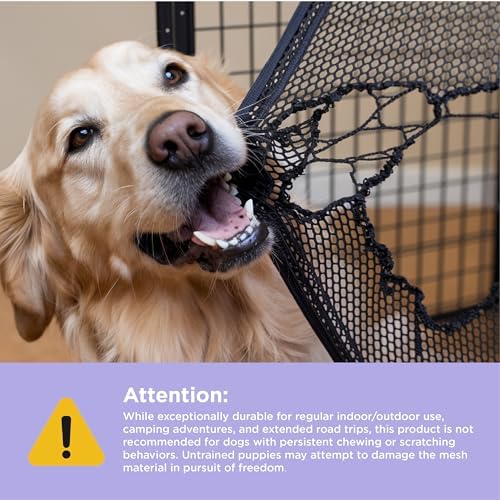 Lesure Portable Soft Collapsible XL Dog Crate, 42in Light Grey - Image 2