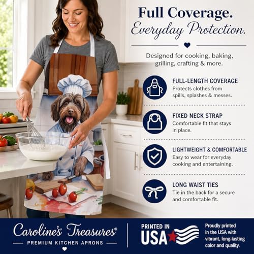 Caroline's Treasures Wirehaired Pointing Griffon The Chef Apron Cooking Kitchen - Image 4