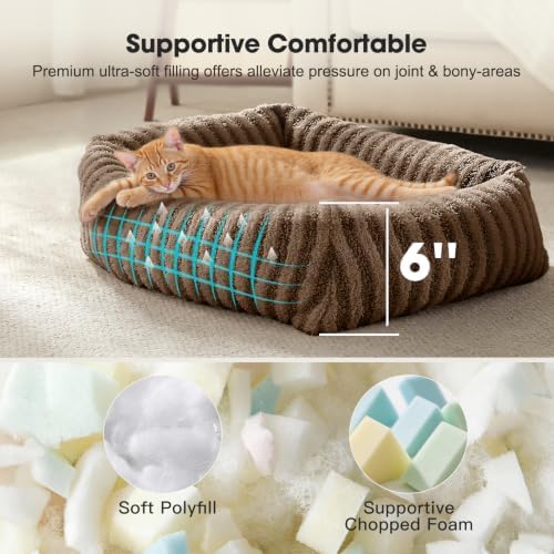 MIXJOY Dog Beds for Small Dogs Cats, Washable Dog Bed - Image 2