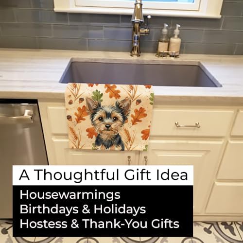 Caroline's Treasures Yorkshire Terrier Dogs Kitchen Towel 15x25 in - Image 5
