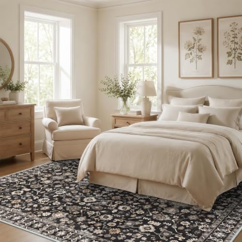 Washable 8X10 Area Rug Soft Non Slip Carpet - Image 2
