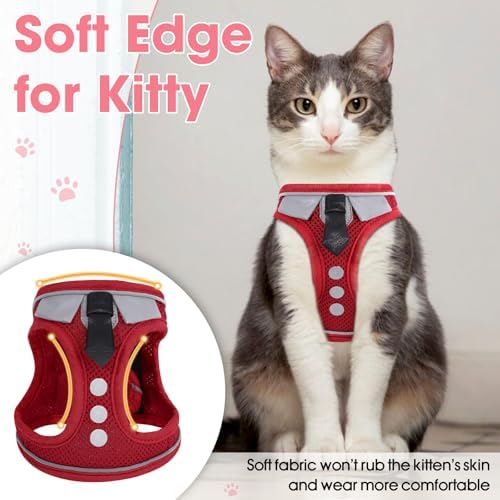 Cat Harness and Leash Set for Walking Escape Proof Vest for Kitten - Image 3