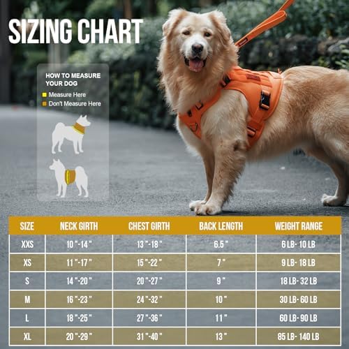 OneTigris Tactical Dog Harness Vest No-Pull Service Dog Vest - Image 2