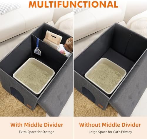 Zerbuger Cat Litter Box Enclosure Furniture - Image 7