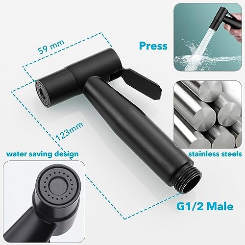 Handheld Bidet Sprayer Attachment G1/2 Toilet Bidet - Image 5