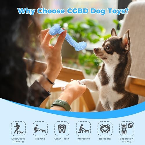 Puppy Toys, 9 Pack Dog Chew Toys, Teething Toys - Image 2