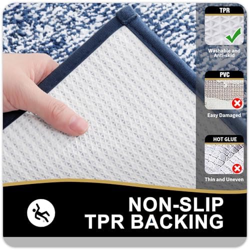 OLANLY Bathroom Runner Rugs 44x24, Long Bath Mats - Image 4