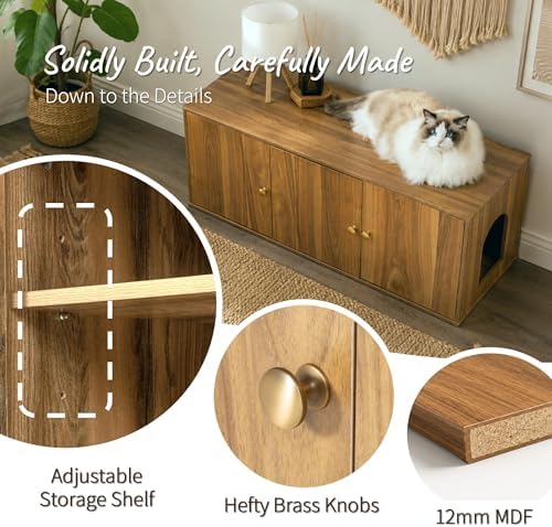 Cat Litter Box Enclosure Furniture - Image 5