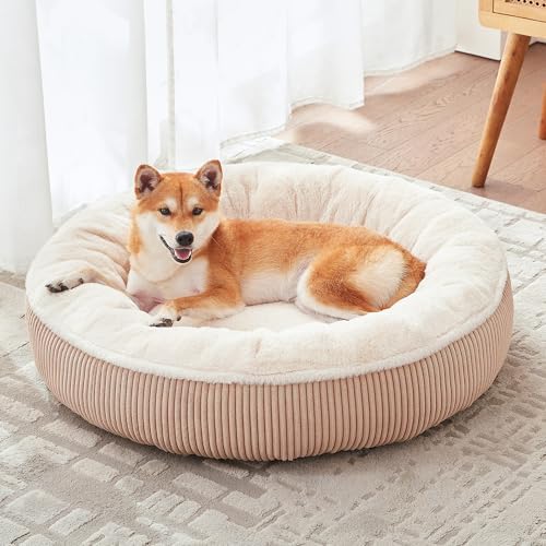33 inches Calming Donut Dog Bed by BedStillLoveStill