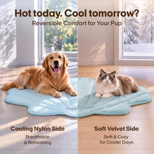 Vagascape Dog Crate Pad, Reversible Warm/Cooling Mat - Image 2