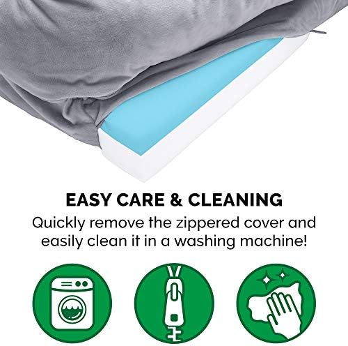 Furhaven Cooling Gel Dog Bed for Medium/Small Dogs w/ Removable Bolsters & - Image 7