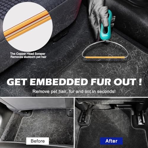 Pet Hair Remover 3-Pack, Reusable Dog & Cat Hair Removal Tools, Lint Shaver - Image 2