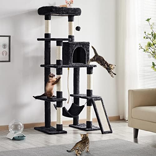 Yaheetech 63in Sturdy Large Cat Tree - Image 2