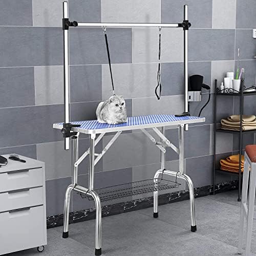 Pet Dog Grooming Table, Adjustable Large Heavy Duty Professional Foldable - Image 7