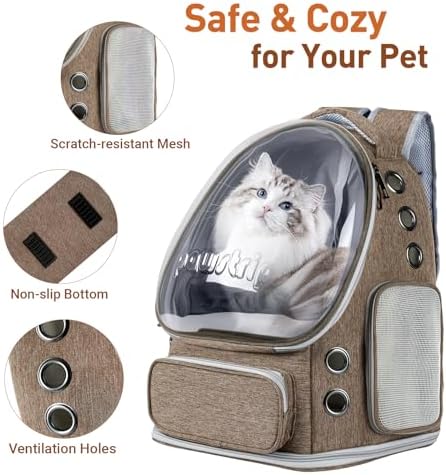 Cat Backpack Carrier Clear Bubble Window - Image 3
