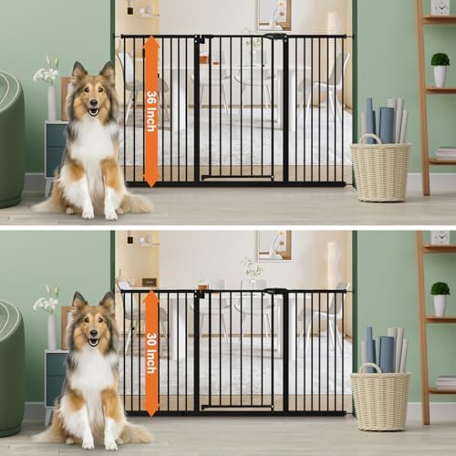 keny 36" Extra Tall Baby Gate for Stairs - Image 3