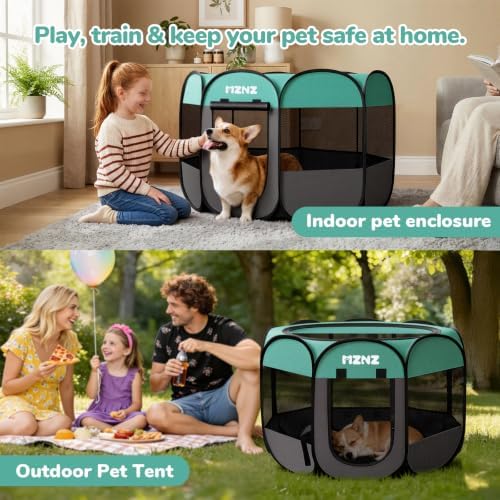Dog Cat Small Animal Puppy Playpen Crate - Image 5