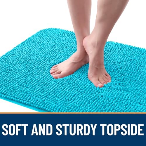 OLANLY Dog Door Mat for Muddy Paws 47x24, Super Absorbent Chenille Mud Mat - Image 4