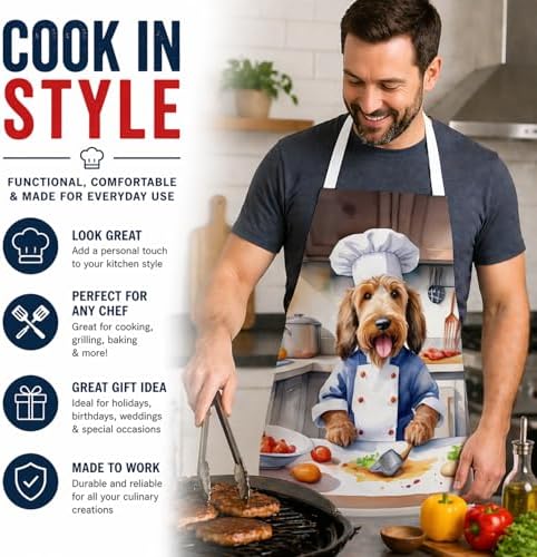Caroline's Treasures Otterhound The Chef Apron Cooking Kitchen Server Baking - Image 2