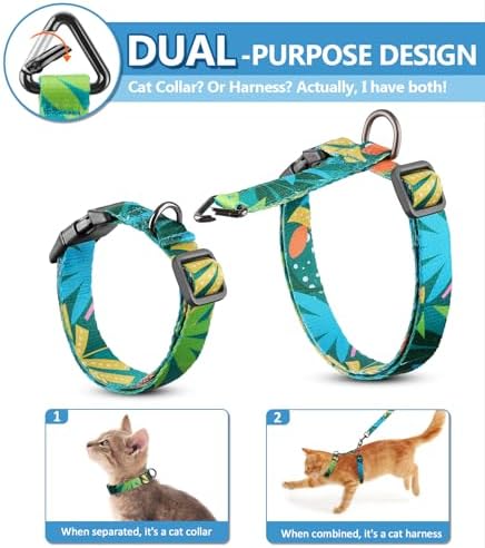 Halypet Cat Harness and Leash Set, Escape Proof Cat Harnesses - Image 2