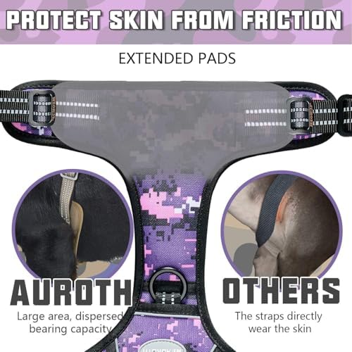 AUROTH Dog Harness for Small Medium Dogs, Tactical No Pull Dog Vest - Image 4