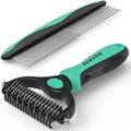 Docrok Pet Grooming Brush and Metal Comb Combo by DOCROK