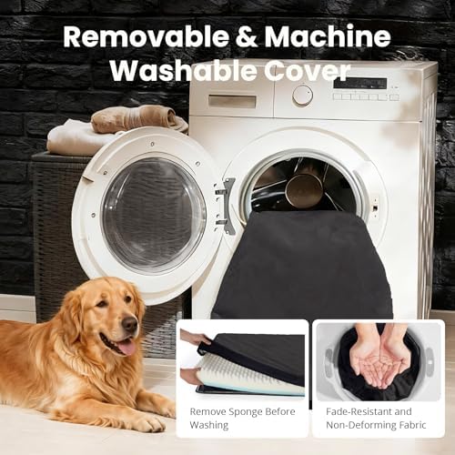 OhGeni Orthopedic Waterproof Large Dog Bed, Memory Foam, 41 inch - Image 5