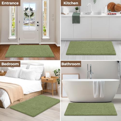 Bcoimo 48x30 Chenille Bath Mat – Non-Slip - Image 6
