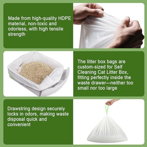 120 Count 27" x 13" Cat Litter Bags - Image 3