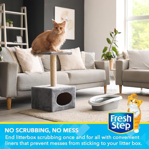 Fresh Step Drawstring Cat Litter Liners, 2.5 ft x 17 in, 15 Ct - Image 2