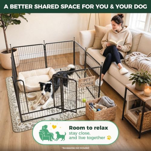 FXW Rollick Dog Playpen, Yard & RV Camping, 8 Panels - Image 2
