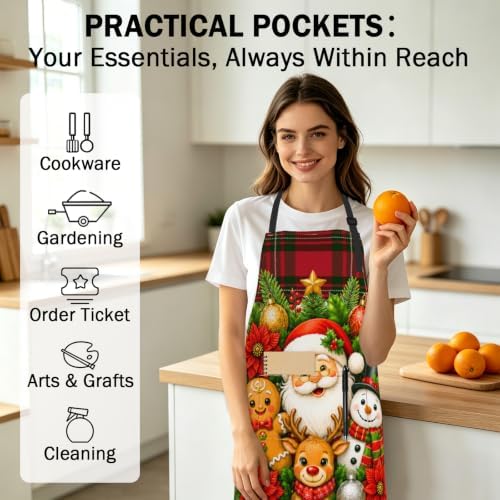 Art Apron with Pocket for Women Men - Image 6