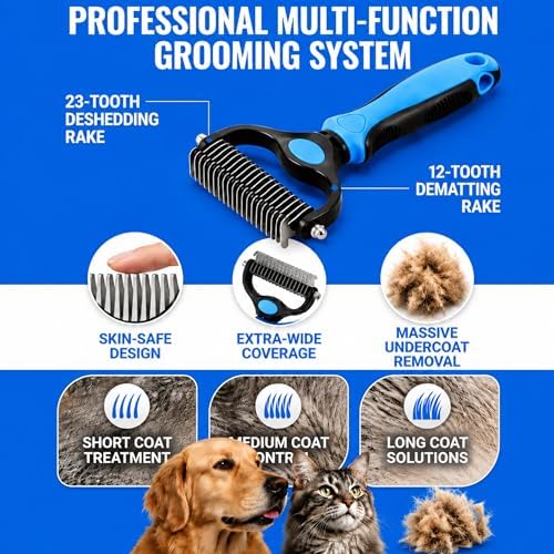 2-in-1 Double-Sided Pet Grooming Comb - Image 3