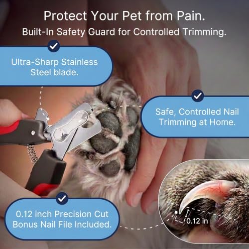 PRO Dog Nail Clippers for Large Dogs w/Giant Breeds Thick Nails - Image 2