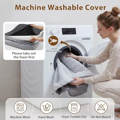 LEXTRO Washable Orthopedic Dog Bed, Waterproof Couch - Image 5
