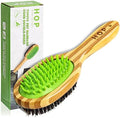 Short Hair Dog Brush for Detangling and Shedding Coats, Silicone Pet Brushing by HomeOfPaws