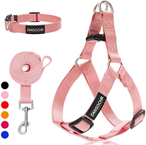 No Pull Dog Harness, Leash & Collar Set, Adjustable Step-in Vest by IPRAVOCI