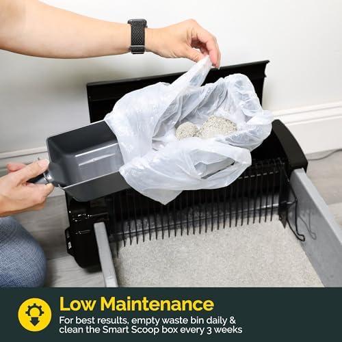 Pet Zone Smart Scoop Semi Automatic Self Cleaning Cat Litter Box, 6 Bags - Image 6