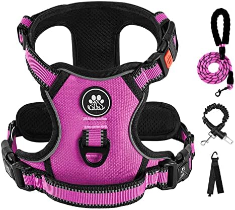 IVY&LANE No Pull Dog Harness for Medium Dogs, Reflective Dog Vest Harness by IVYLANE