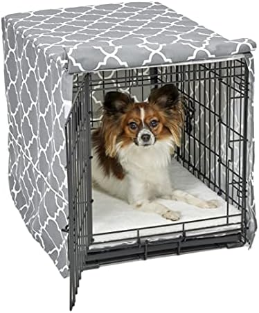 MidWest Homes for Pets Small Dog Crate Cover Featuring Teflon Fabric Protector by NewWorldPetProducts