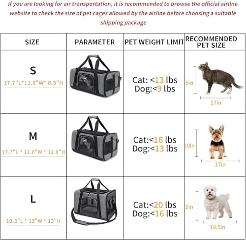 Wakytu TSA & Airline Approved Soft Pet Carrier - Image 4