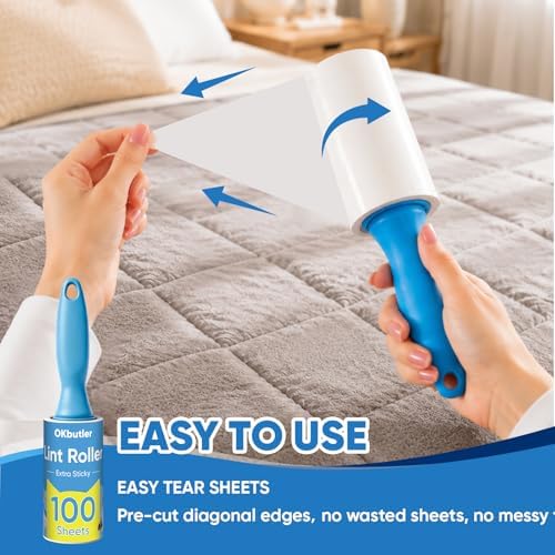 600 Sheets Lint Roller for Pet Hair, Lint Remover Extra Sticky - Image 5