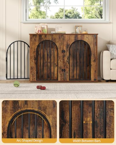 Hzuaneri 46.5'' Dog Crate Furniture, Dog Kennel Indoor - Image 7