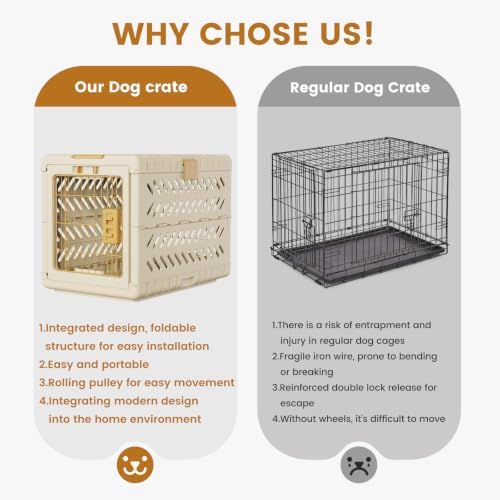 Collapsible Dog Crate for Large/Medium Dogs - Image 6
