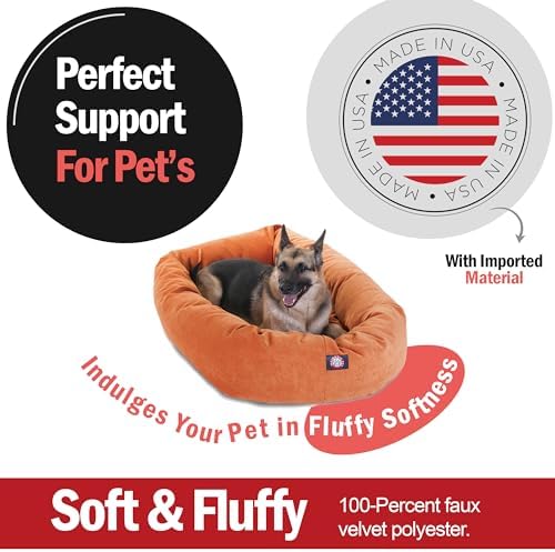 Majestic Pet Micro Velvet Dog Bed, 52 Inch X-Large - Image 2