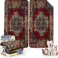 Washable Pee Pads for Dogs 36"x72" 2 Pack Reusable Puppy Potty Pad by Verdasun