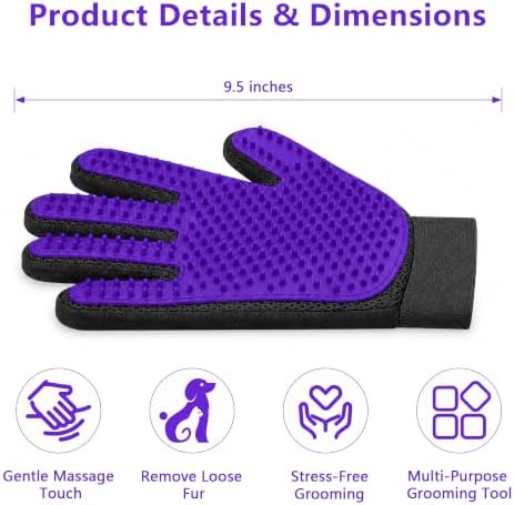 Pet Hair Removal Glove with Silicone Tips - Image 2
