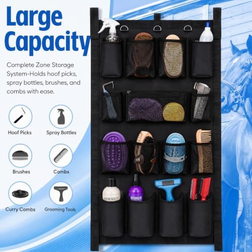 Horse Trailer Grooming Bag, Horse Door Caddy, Farm Tool Storage Bag - Image 5