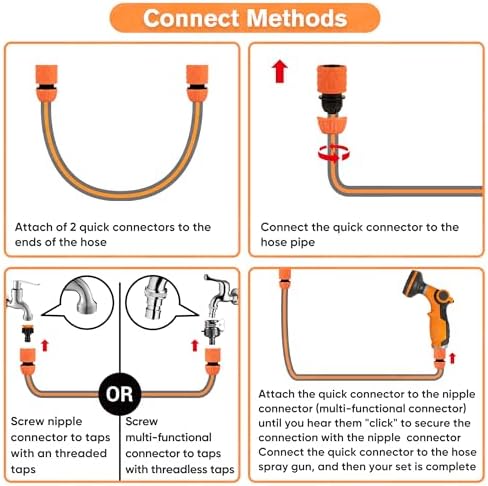 6pc Dog Shower Attachment Water Hose - Image 5